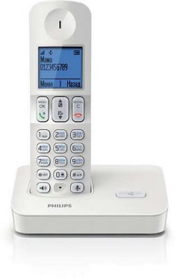 Радиотелефоны Philips D4001W (D4001W white) Изображение №5