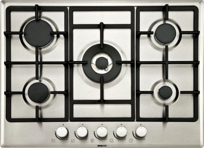 Встраиваемая газовая поверхность Beko HIMW-75225SX (HIMW-75225SX) Изображение №1