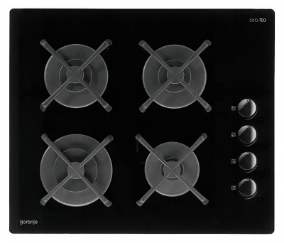 Встраиваемая газовая поверхность Gorenje GHS64-ORA-S (GHS64-ORA-S) Изображение №1