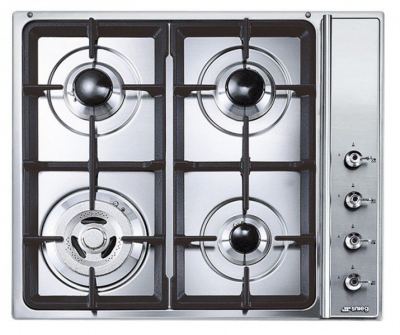 Встраиваемая газовая поверхность Smeg SR34SGH3 (SR34SGH3) Изображение №1