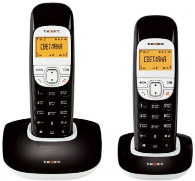 Радиотелефон Texet TX-D6505А DUO (TX-D6505А DUO ЧЕРНЫЙ) Изображение №1