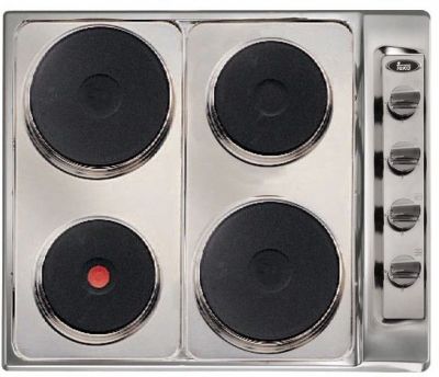 Встраиваемая электрическая поверхность Teka E/60.2 4P S/STEEL (E/60.2 4P S/STEEL) Изображение №1